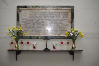 St Michael and All Angels (roll of honour) , Buckland Dinham